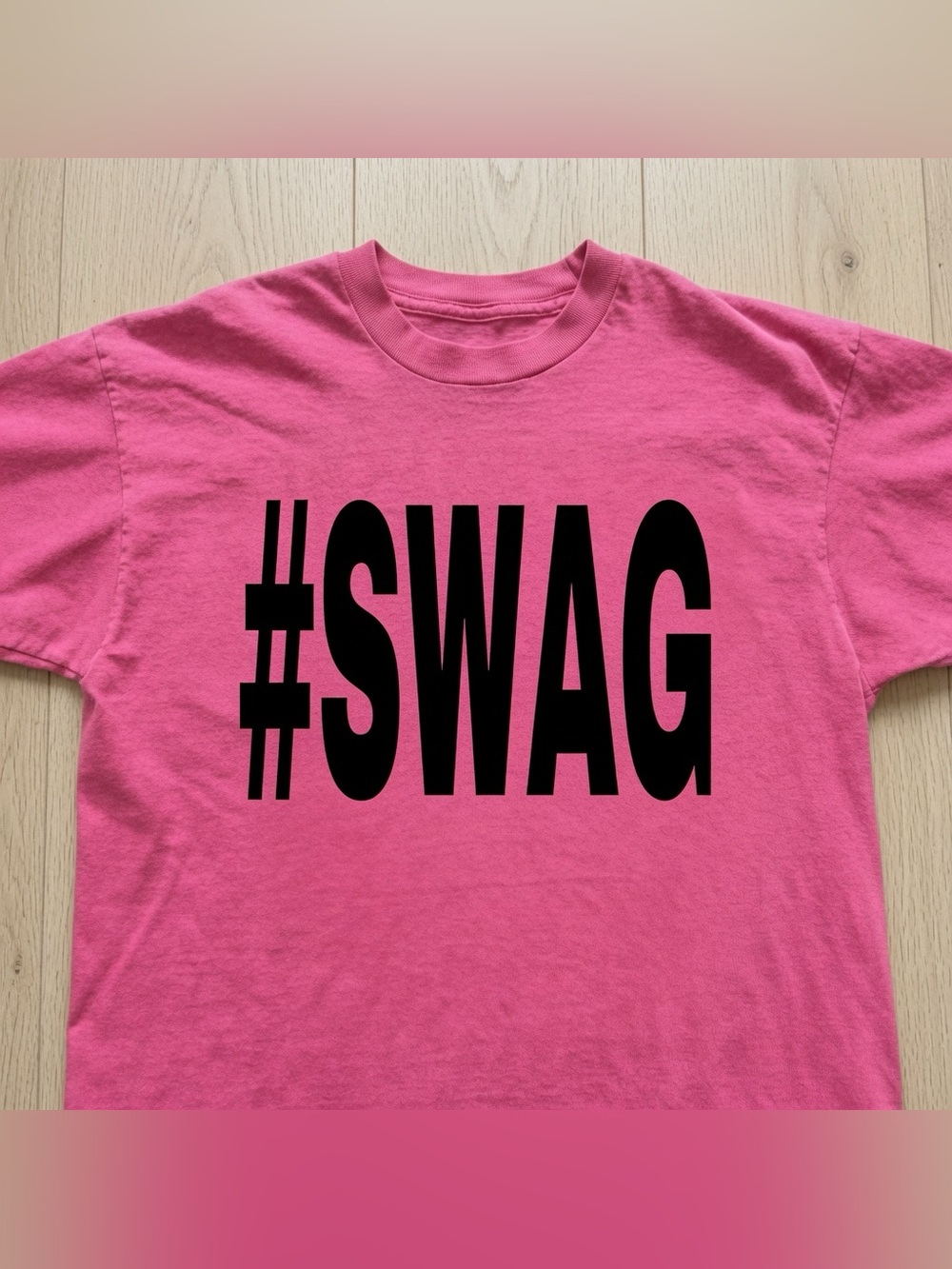 SWAG Pink Graphic Tee - Picture 2 of 4